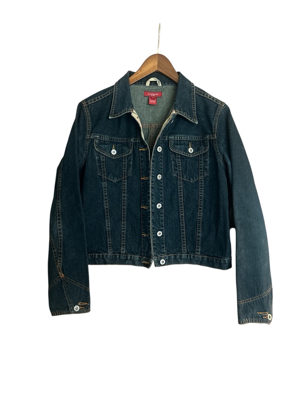 Sundance Vintage Dark Indigo Denim Jacket - Women's